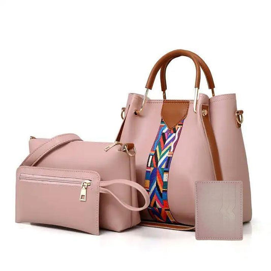 4-in-1 Blush Pink Handbag Set – Soft. Stylish. Sophisticated.