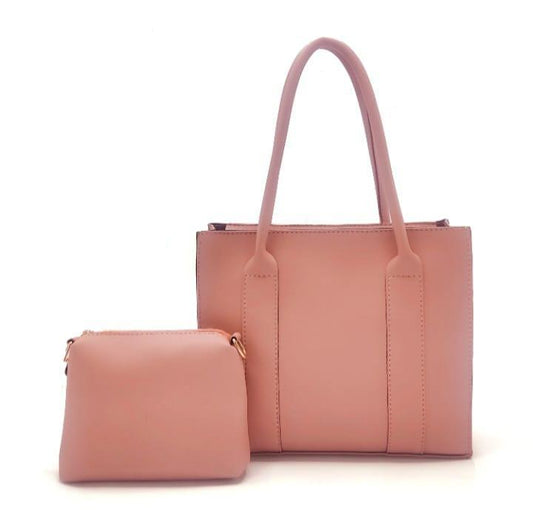 Classic Structured Tote with Detachable Pouch
