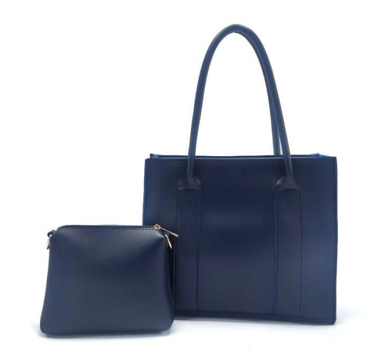 Classic Structured Tote with Detachable Pouch