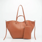 Classic Curved Tote Bag with Matching Wallet ZTS-CR-048
