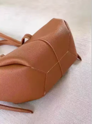 Classic Curved Tote Bag with Matching Wallet ZTS-CR-048