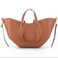 Classic Curved Tote Bag with Matching Wallet ZTS-CR-048