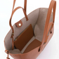 Classic Curved Tote Bag with Matching Wallet ZTS-CR-048