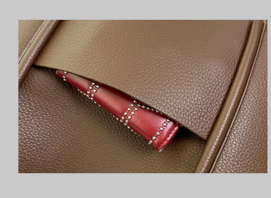 Elegant Ivory Tote Bag with Scarf Accent ZTS-CR-049