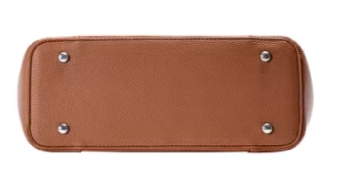 Elegant Ivory Tote Bag with Scarf Accent ZTS-CR-049