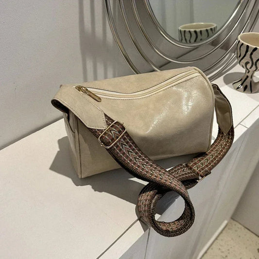 Vintage Leather Crossbody Bag
