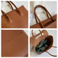 Minimalist Structured Leather Tote Bag – Everyday Chic