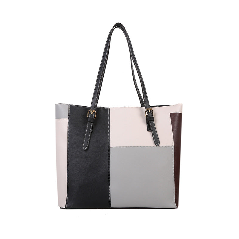 Colorblock Premium Tote Bag – Stylish & Spacious (ZTS CR 052)