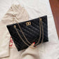 Elegant Quilted Chain Shoulder Bag – Premium Faux Leather (ZTS-CR-062)