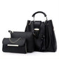 3-in-1 Premium Handbag Set – Maroon Edition (ZTS CR 019)