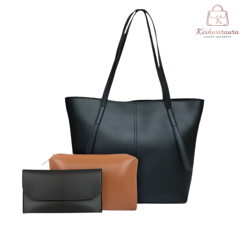 Classic Cocoa 3-in-1 Tote Bag Set (ZTS CR 054)