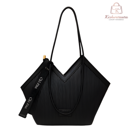 Modern V-Cut Structured Tote Bag (ZTS CR 045)