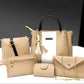 6-in-1 Fashion Handbag Combo – Trendy Design in Multiple Colors