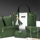 6-in-1 Fashion Handbag Combo – Trendy Design in Multiple Colors