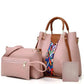 4-in-1 Blush Pink Handbag Set – Soft. Stylish. Sophisticated.