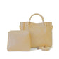 2-in-1 Quilted Beige Handbag Set – Classy, Chic & Functional