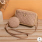 Quilted Sling Bag with Mini Coin Pouch – Trendy & Functional