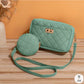 Quilted Sling Bag with Mini Coin Pouch – Trendy & Functional