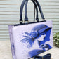 Vintage Muse Printed Handbag – Elegant Designer Tote