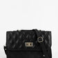 Classic Black Quilted Shoulder Bag
