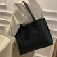 Minimalist Caramel Vegan Leather Tote Bag (ZTS CR 057)